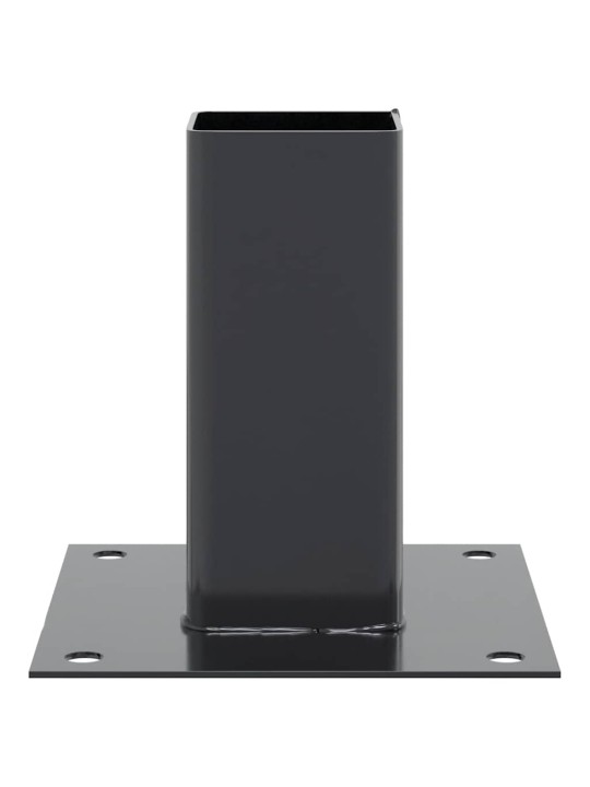 Podstavce pod sloupky čtvercové 4 ks antracit 61x61 mm