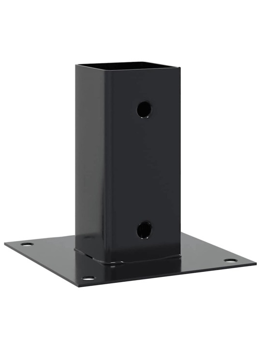 Podstavce pod sloupky čtvercové 4 ks antracit 61x61 mm
