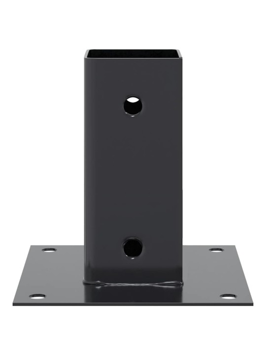 Podstavce pod sloupky čtvercové 4 ks antracit 61x61 mm