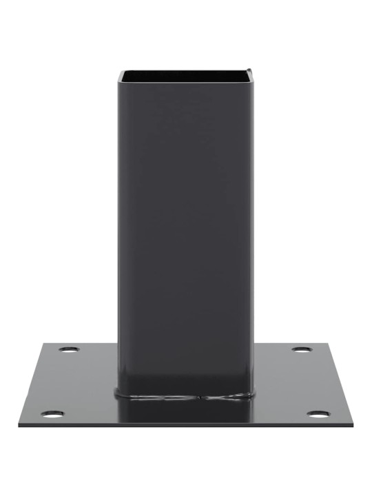Podstavce pod sloupky čtvercové 4 ks antracit 61x61 mm