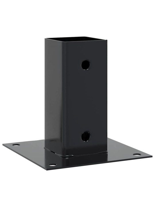 Podstavce pod sloupky čtvercové 4 ks antracit 71x71 mm