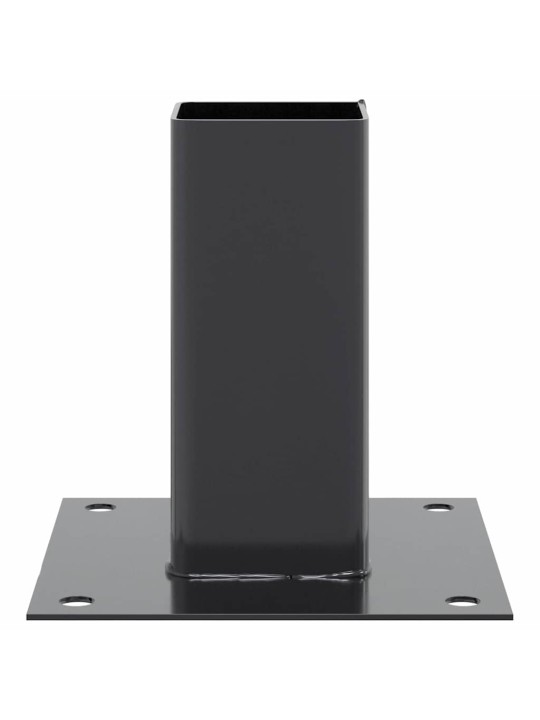 Podstavce pod sloupky čtvercové 4 ks antracit 71x71 mm