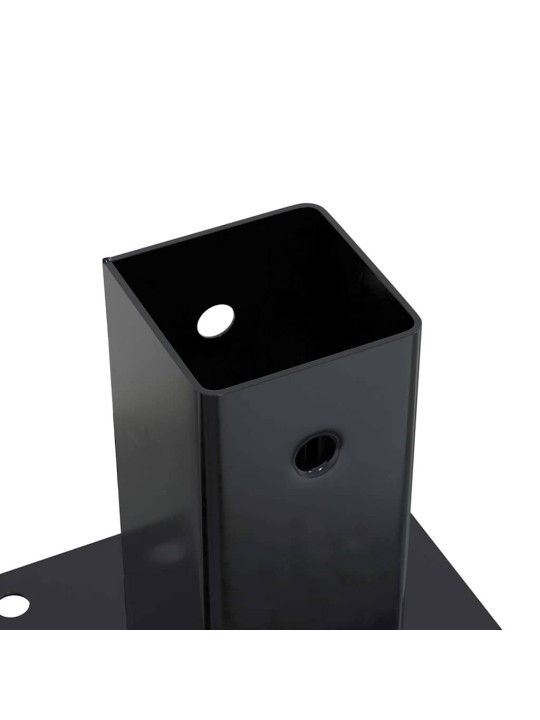Podstavce pod sloupky čtvercové 12 ks antracit 71x71 mm