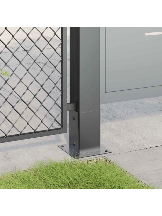 Podstavce pod sloupky čtvercové 4 ks antracit 81x81 mm