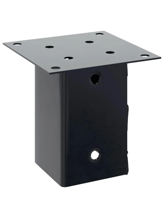 Podstavce pod sloupky čtvercové 4 ks antracit 81x81 mm