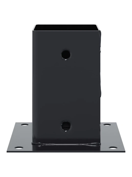Podstavce pod sloupky čtvercové 4 ks antracit 81x81 mm