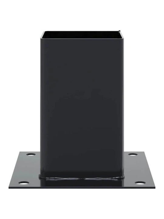Podstavce pod sloupky čtvercové 4 ks antracit 81x81 mm