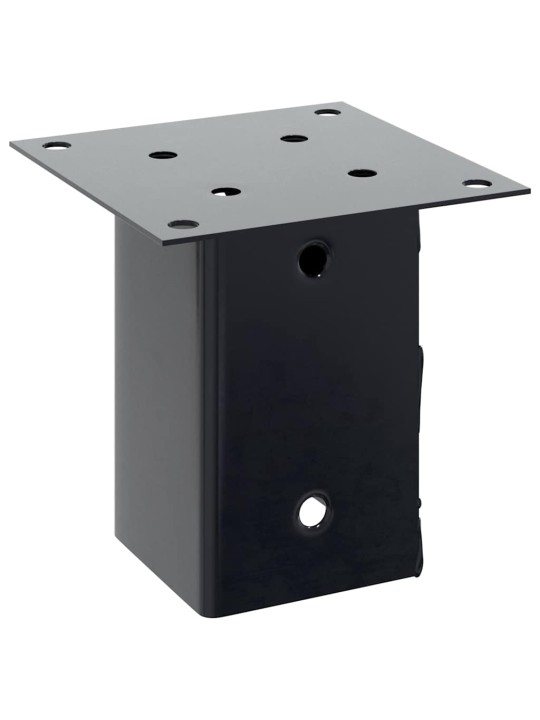 Podstavce pod sloupky čtvercové 12 ks antracit 81x81 mm
