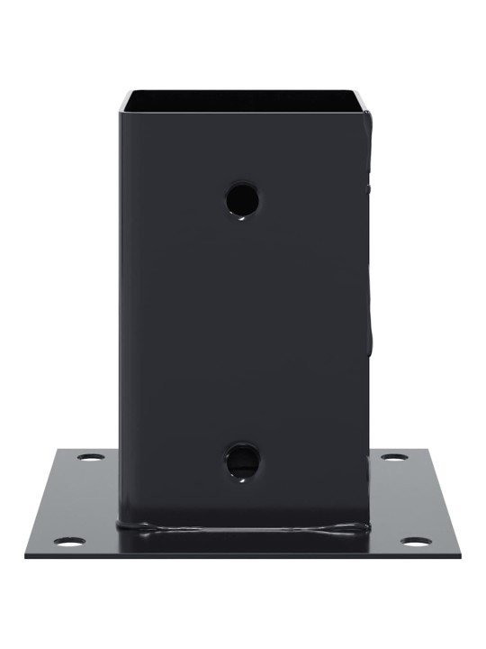 Podstavce pod sloupky čtvercové 12 ks antracit 81x81 mm