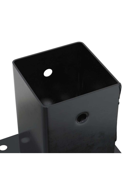 Podstavce pod sloupky čtvercové 12 ks antracit 81x81 mm