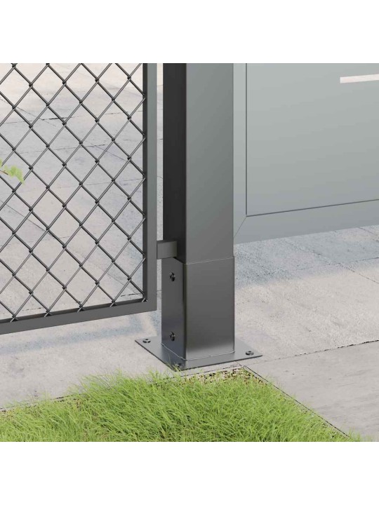 Podstavce pod sloupky čtvercové 4 ks antracit 91x91 mm