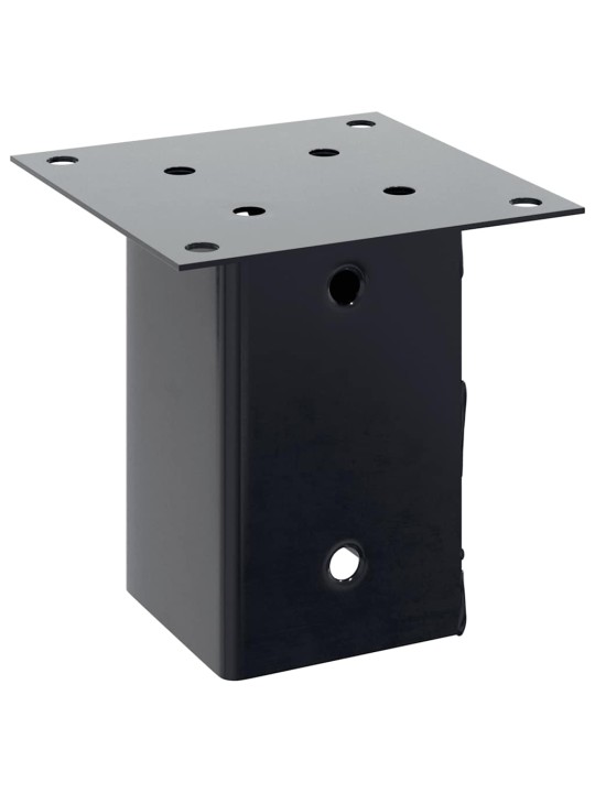 Podstavce pod sloupky čtvercové 4 ks antracit 91x91 mm