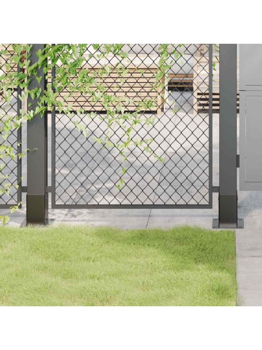 Podstavce pod sloupky čtvercové 4 ks antracit 91x91 mm