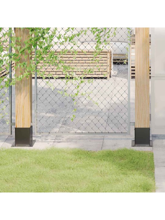 Podstavce pod sloupky čtvercové 4 ks antracit 101x101 mm