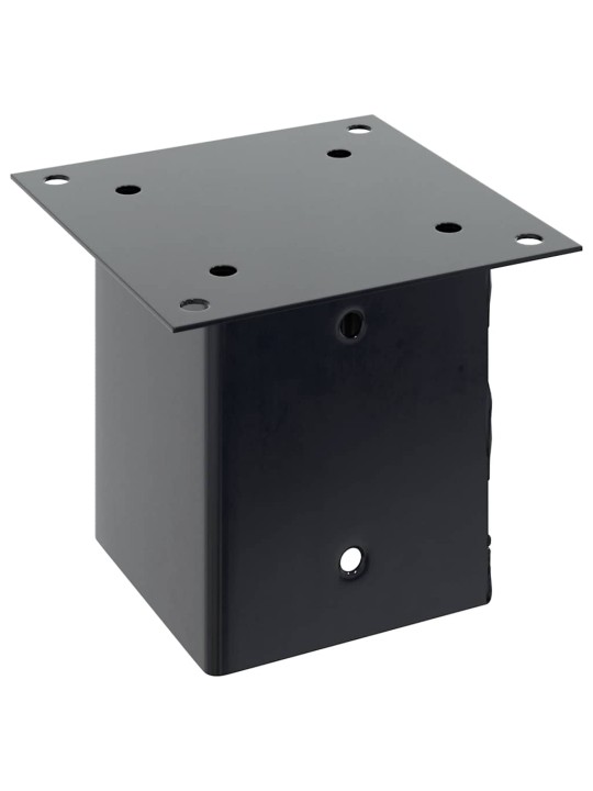 Podstavce pod sloupky čtvercové 4 ks antracit 121x121 mm