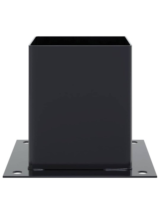 Podstavce pod sloupky čtvercové 4 ks antracit 121x121 mm