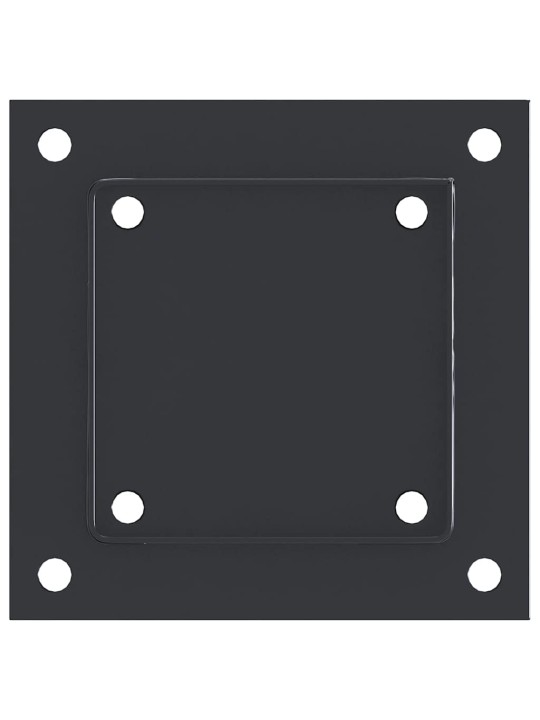 Podstavce pod sloupky čtvercové 4 ks antracit 121x121 mm