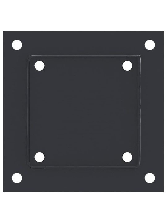 Podstavce pod sloupky čtvercové 12 ks antracit 121x121 mm