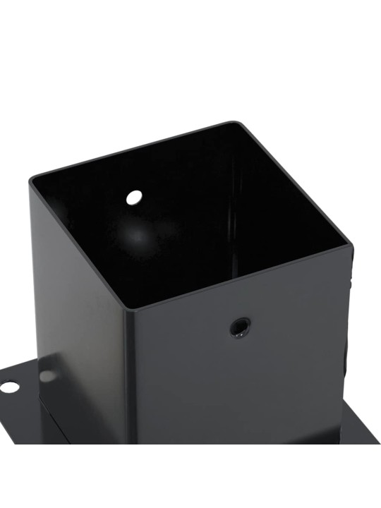 Podstavce pod sloupky čtvercové 12 ks antracit 121x121 mm