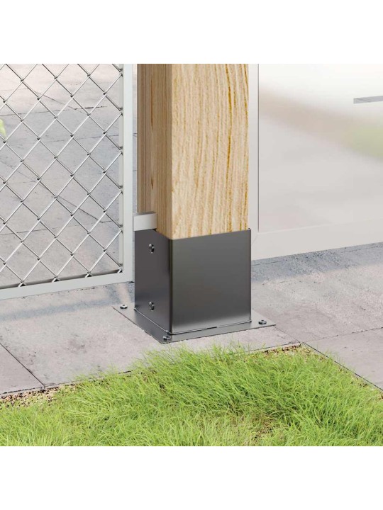 Podstavce pod sloupky čtvercové 4 ks antracit 141x141 mm