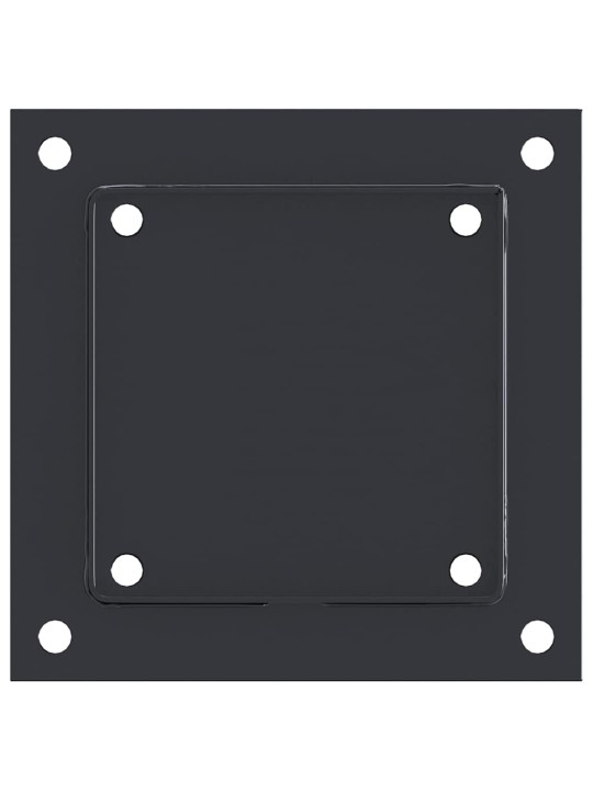 Podstavce pod sloupky čtvercové 4 ks antracit 141x141 mm