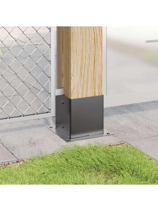Podstavce pod sloupky čtvercové 12 ks antracit 141x141 mm