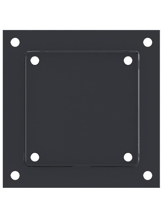 Podstavce pod sloupky čtvercové 12 ks antracit 141x141 mm