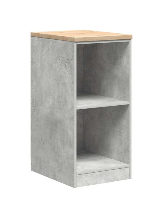 Garážové skříně 2 ks beton grey kompozitní dřevo