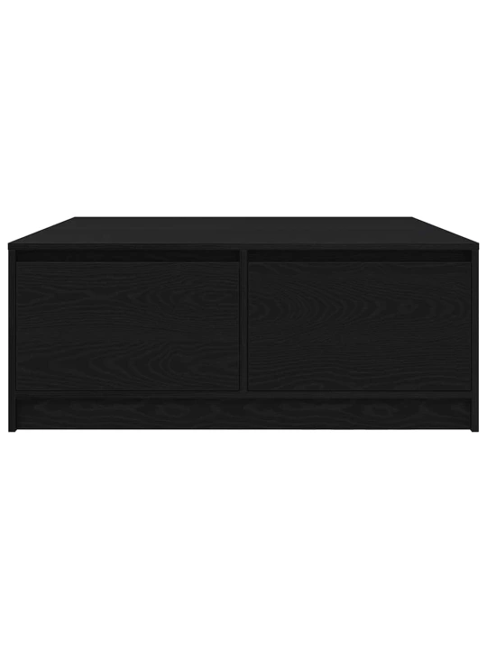 Konferenční stolek se zásuvkami dub černý 100x100x40 cm