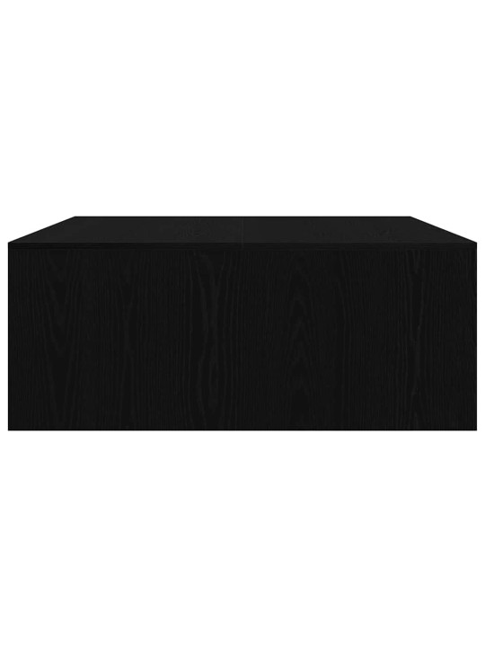 Konferenční stolek se zásuvkami dub černý 100x100x40 cm