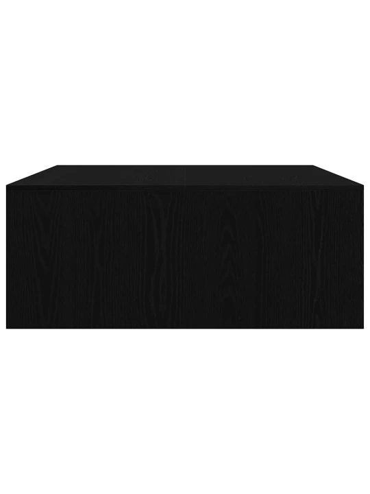 Konferenční stolek se zásuvkami dub černý 100x100x40 cm