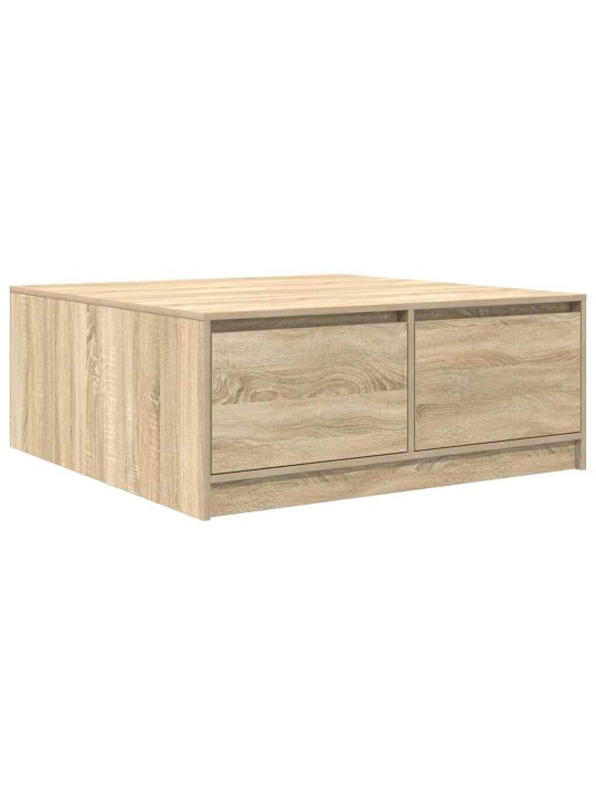 Konferenční stolek se zásuvkami sonoma dub 100x100x40 cm