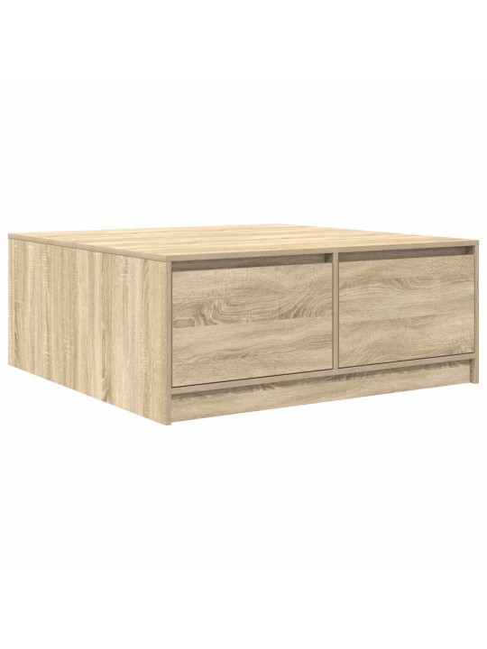 Konferenční stolek se zásuvkami sonoma dub 100x100x40 cm