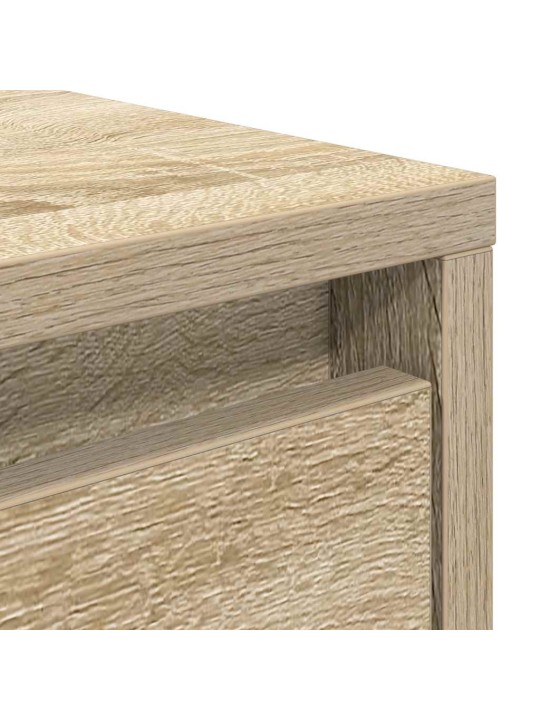Konferenční stolek se zásuvkami sonoma dub 100x100x40 cm
