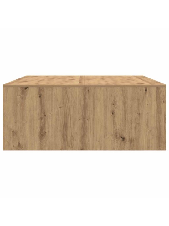 Konferenční stolek se zásuvkami řemeslnický dub 100x100x40 cm
