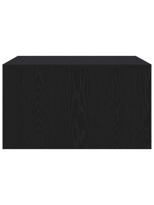 Konferenční stolek se zásuvkami dub černý 70,5x70x40 cm