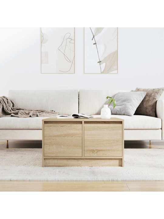 Konferenční stolek se zásuvkami sonoma dub 70,5x70x40 cm
