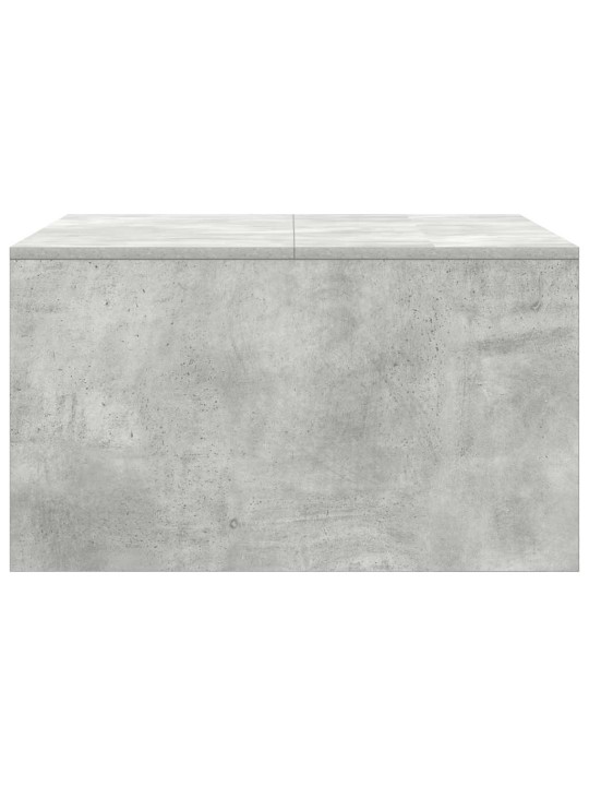 Konferenční stolek se zásuvkami betonová šedá 70,5x70x40 cm