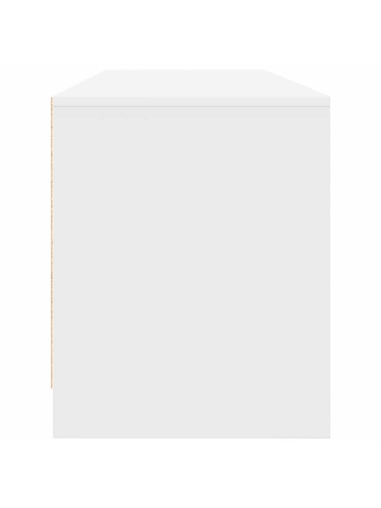 Tv skříňka bílá 188,5x41x50 cm kompozitní dřevo