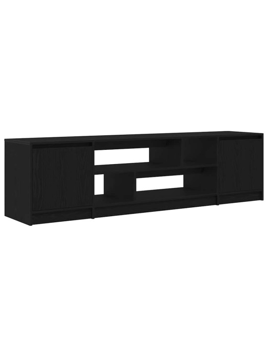 Tv skříňka černý dub 188,5x41x50 cm kompozitní dřevo