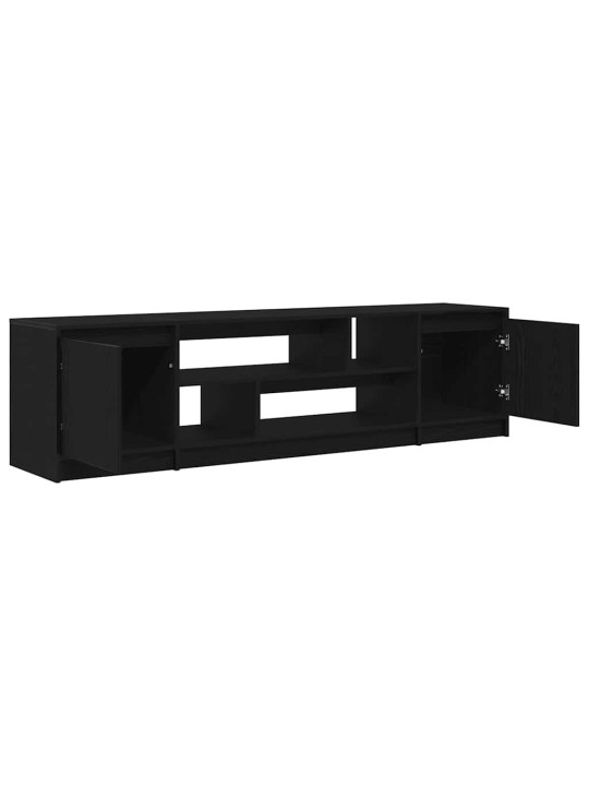 Tv skříňka černý dub 188,5x41x50 cm kompozitní dřevo