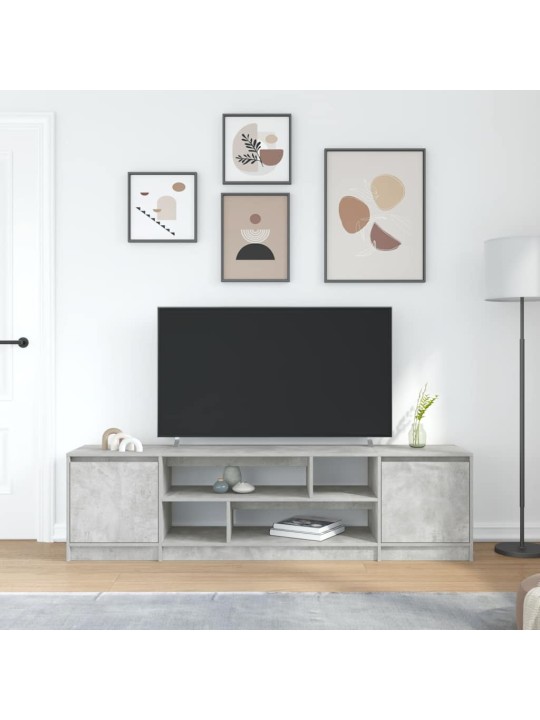 Tv skříňka betonově šedá 188,5x41x50 cm kompozitní dřevo