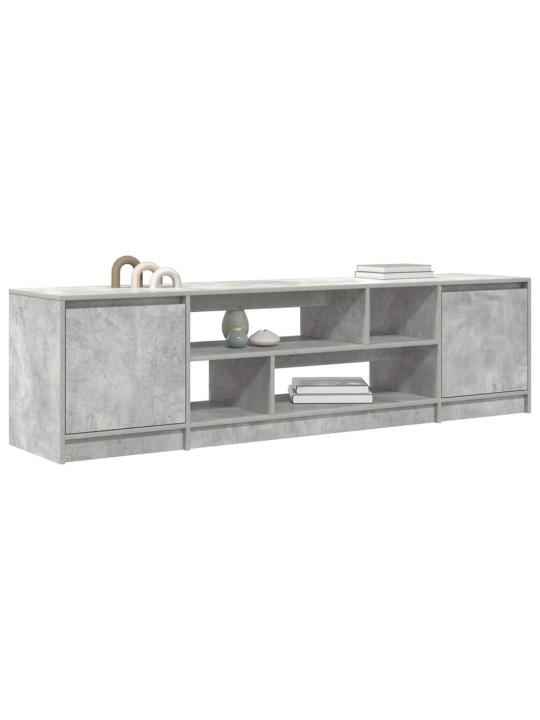 Tv skříňka betonově šedá 188,5x41x50 cm kompozitní dřevo