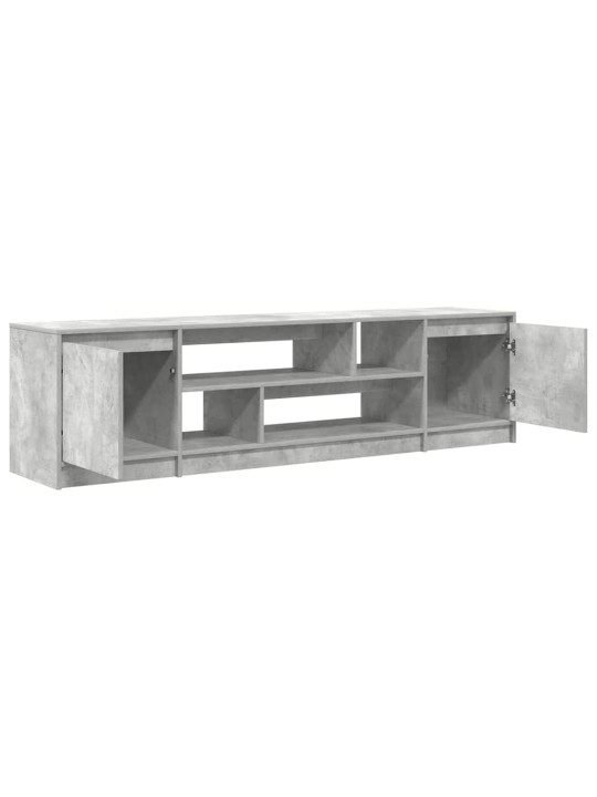 Tv skříňka betonově šedá 188,5x41x50 cm kompozitní dřevo