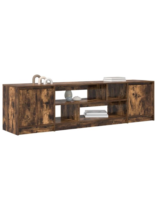 Tv skříňka kouřový dub 188,5x41x50 cm kompozitní dřevo