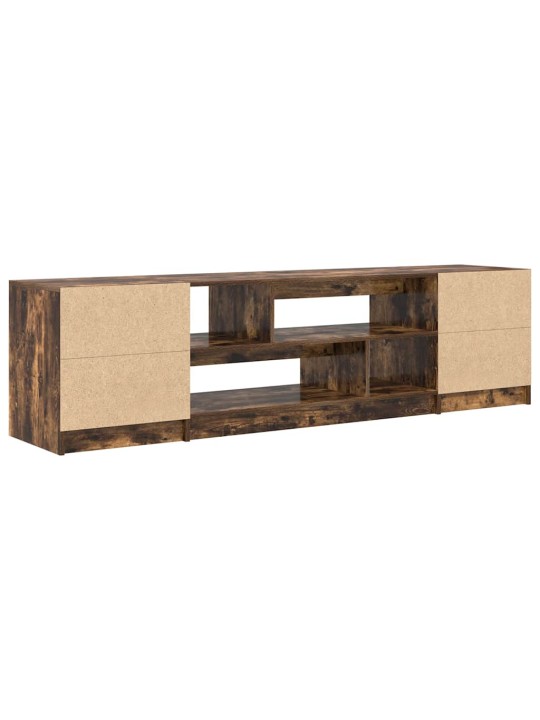 Tv skříňka kouřový dub 188,5x41x50 cm kompozitní dřevo