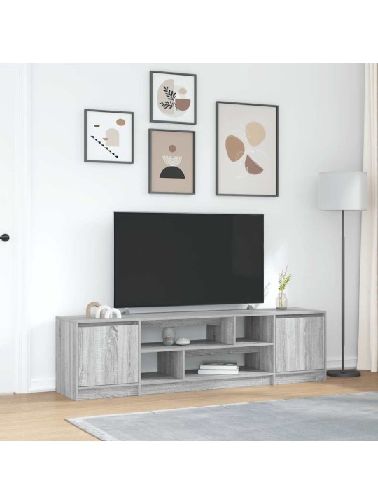 Tv skříňka šedá sonoma 188,5x41x50 cm kompozitní dřevo