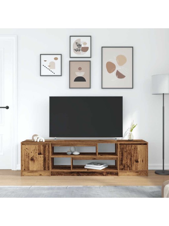 Tv skříňka old wood 188,5x41x50 cm kompozitní dřevo