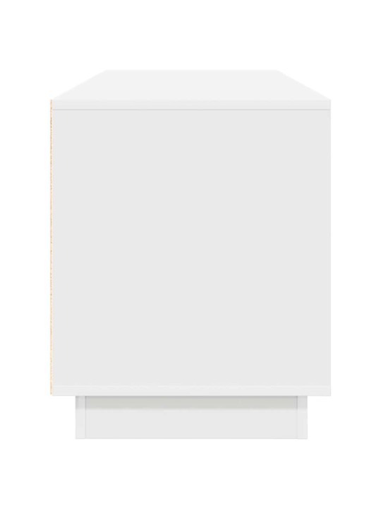 Tv skříňka s led osvětlením bílá 160,5x41x50 cm
