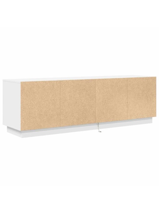 Tv skříňka s led osvětlením bílá 160,5x41x50 cm